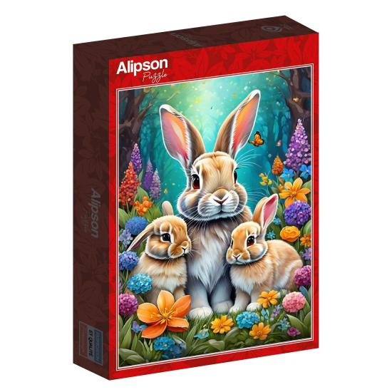 Puzzle Alipson Spring Bunnies 1000 pièces