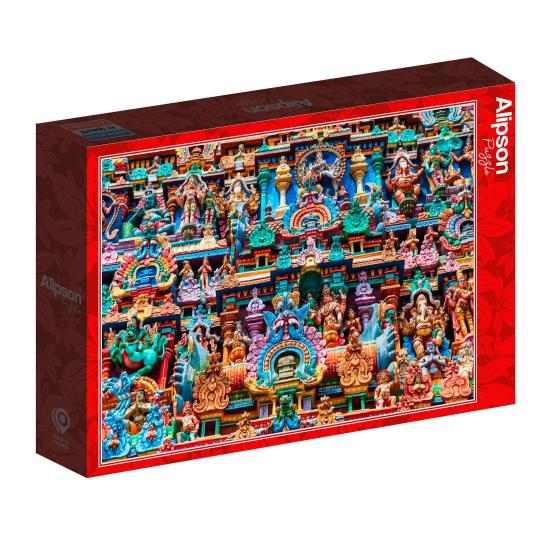 Puzzle Alipson Décoration De Temple Hindou 1000 Pieces