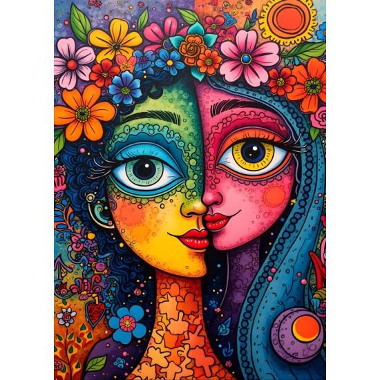 Puzzle Alipson Duo Coloré 1500 pièces