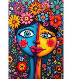 Puzzle Alipson Duo De Fleurs 1000 pièces