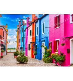 Puzzle Alipson La Ruelle Colorée De Burano 500 pièces
