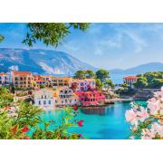 Puzzle Alipson Village Coloré D'Assos, Grèce 500 pièces