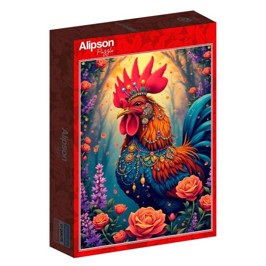 Puzzle Alipson Le Jardin Secret Du Coq 1000 pièces
