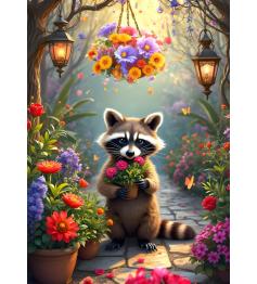 Puzzle Alipson Le Jardin Secret Du Raton Laveur 500 pièces