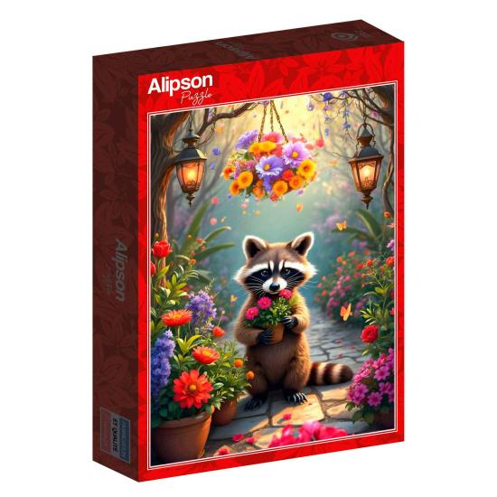 Puzzle Alipson Le Jardin Secret Du Raton Laveur 500 pièces