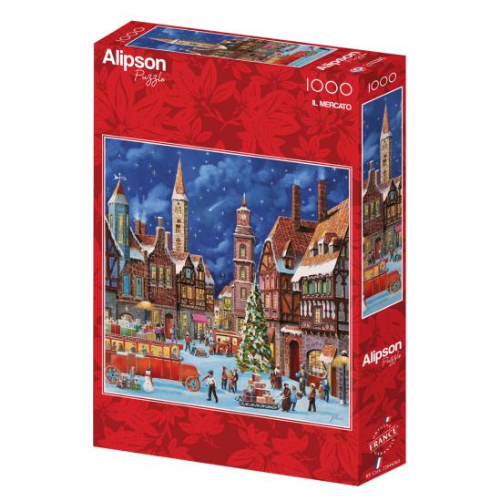 Puzzle Alipson Le Marché 1000 pièces