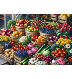 Puzzle Alipson L'Étal Du Jardinier 500 pièces