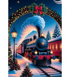 Puzzle Alipson Le Train Magique De Noël 1000 pièces