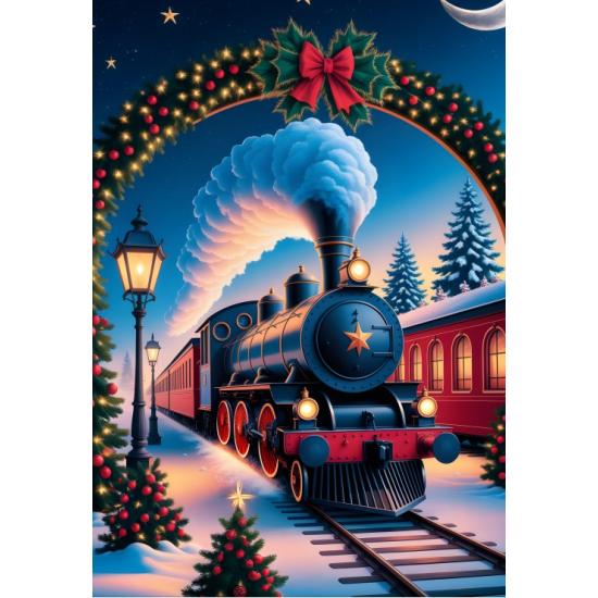 Puzzle Alipson Le Train Magique De Noël 1000 pièces