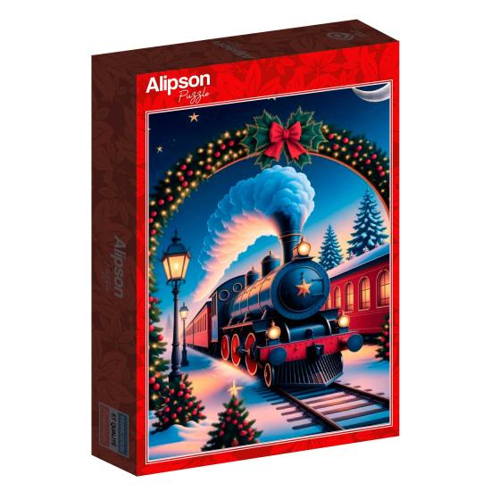 Puzzle Alipson Le Train Magique De Noël 1000 pièces