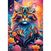Puzzle Alipson Chat Multicolore 1000 pièces