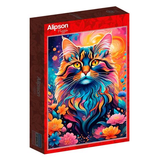 Puzzle Alipson Chat Multicolore 1000 pièces
