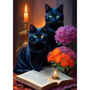 Puzzle Alipson Chats noirs 500 pièces