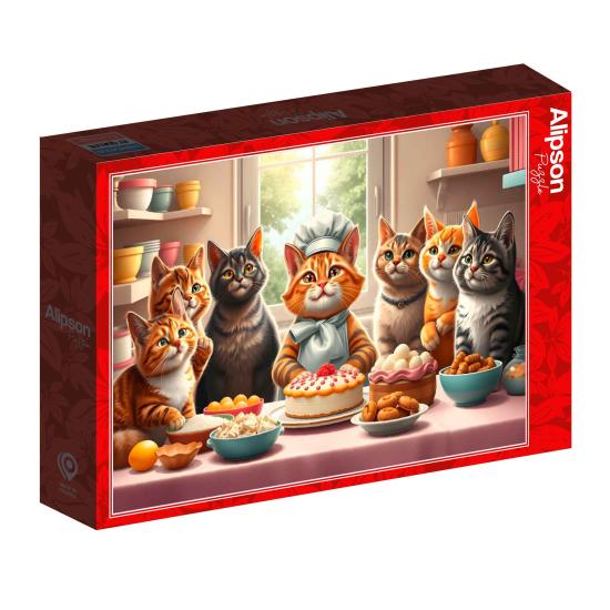Puzzle Alipson Les Chats Pâtissiers 1000 pièces