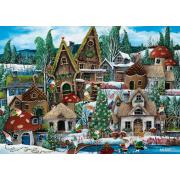 Puzzle Alipson Gnomes en Vacances de Noël de 1000 pièces