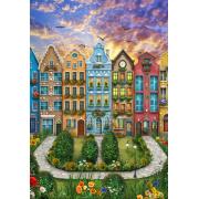 Puzzle Alipson Le Village Arc-En-Ciel 1000 Pieces