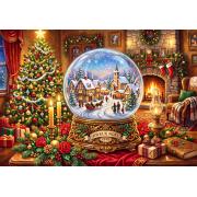 Puzzle Alipson Boule À Neige De La Veille De Noël 1000 pièces