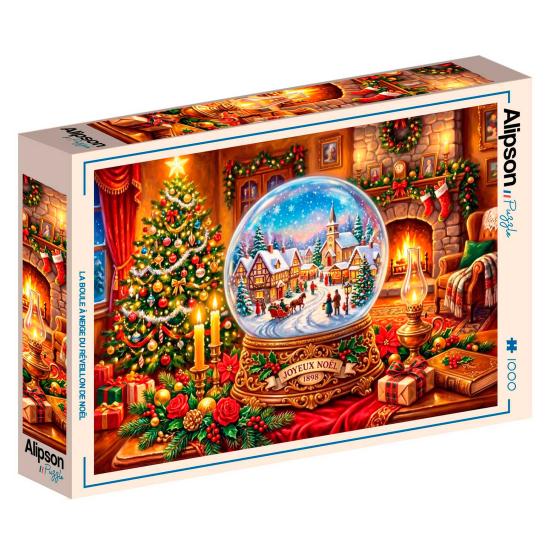 Puzzle Alipson Boule À Neige De La Veille De Noël 1000 pièces