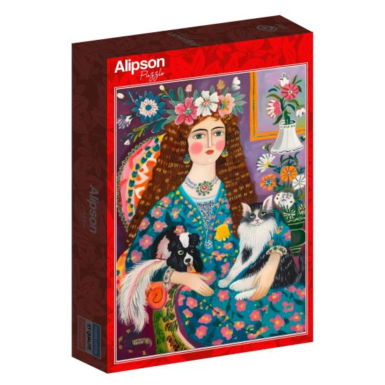 Puzzle Alipson La Dame Aux Animaux 1000 pièces