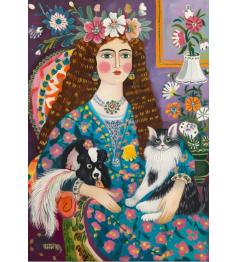 Puzzle Alipson La Dame Aux Animaux 1000 pièces