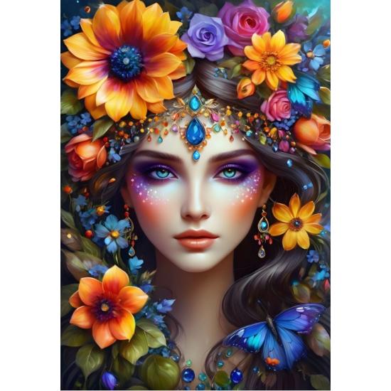 Puzzle Alipson La Femme Fleur 1000 pièces