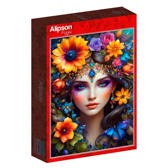 Puzzle Alipson La Femme Fleur 1000 pièces