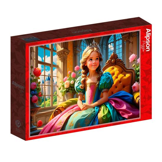 Puzzle Alipson La princesse sur son trône 500 pièces Puzzle Alipson La princesse sur son trône 500 pièces