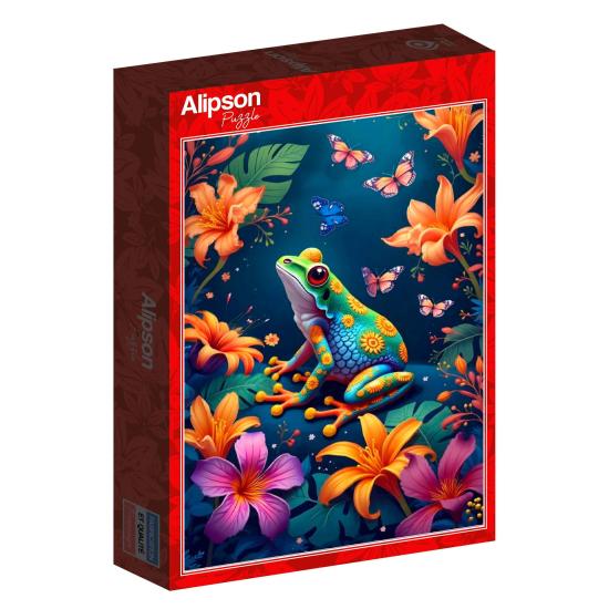 Puzzle Alipson Le Bal De La Grenouille Et Du Papillon 1000 pièce