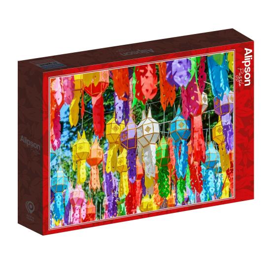 Puzzle Alipson Lanternes Colorées 500 pièces