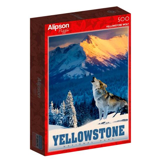 Alipson Loup de Yellowstone Puzzle 500 pièces Alipson Loup de Yellowstone Puzzle 500 pièces