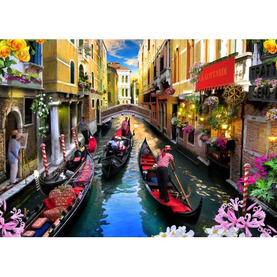 Puzzle Alipson Les Bateliers de Venise 500 pièces