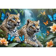 Puzzle Alipson Les Deux Léopards 1000 pièces