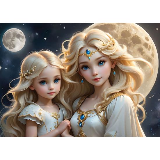 Puzzle Alipson Lune et Soleil  2x500 pièces