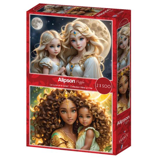 Puzzle Alipson Lune et Soleil  2x500 pièces