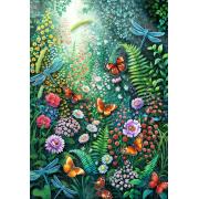 Puzzle Alipson Papillons Dans Le Jardin 1000 pièces