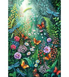 Puzzle Alipson Papillons Dans Le Jardin 1000 pièces