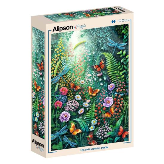 Puzzle Alipson Papillons Dans Le Jardin 1000 pièces