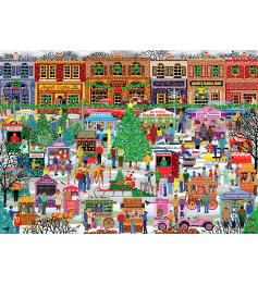 Puzzle Alipson Marché Kris Kringle de 1000 pièces