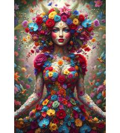 Puzzle Alipson Femme Fleurs 1000 Pieces