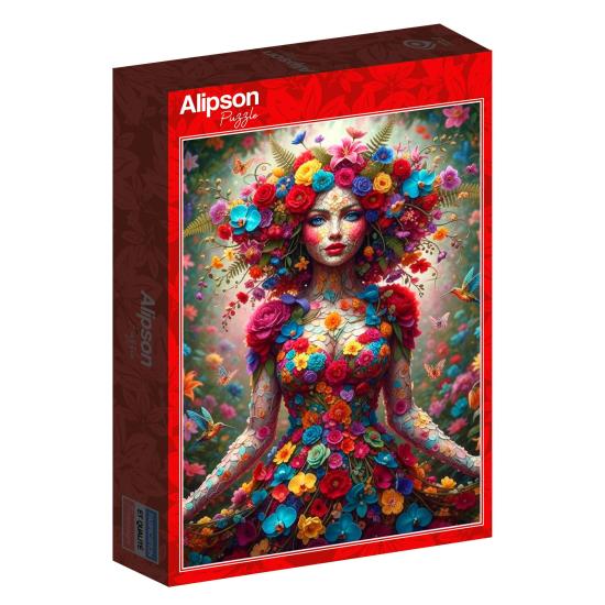 Puzzle Alipson Femme Fleurs 1000 Pieces