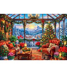Puzzle Alipson Noël Au Cœur Des Montagnes 1000 pièces