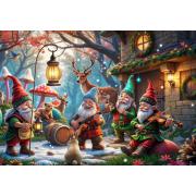 Puzzle Alipson Noël Enchanté Dans Les Bois 1000 pièces