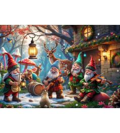 Puzzle Alipson Noël Enchanté Dans Les Bois 1000 pièces