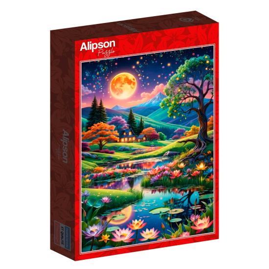 Puzzle Alipson Nuit de pleine lune 500 pièces