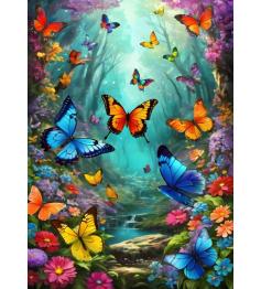 Puzzle Alipson Nuées de Papillons de 500 pièces