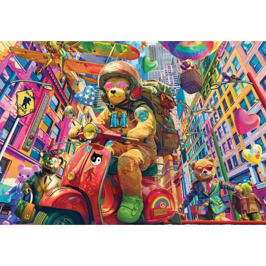 Puzzle Alipson Nounours en déplacement 1000 pièces Puzzle Alipson Nounours en déplacement 1000 pièces