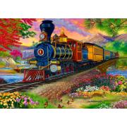 Puzzle Alipson Paysage avec Locomotive 500 Pièces