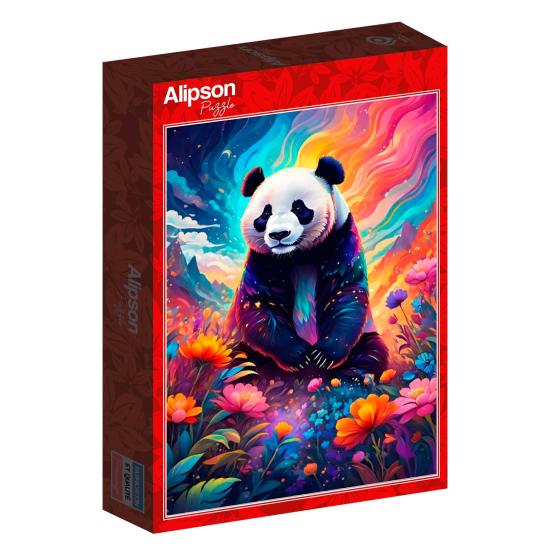 Puzzle Alipson Panda Coloré 1000 pièces