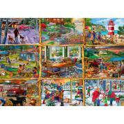 Puzzle toutes saisons Alipson 1000 pièces