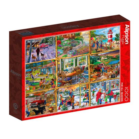 Puzzle toutes saisons Alipson 1000 pièces Puzzle toutes saisons Alipson 1000 pièces